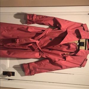 Pink j crew trench